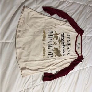 Disney baseball tee